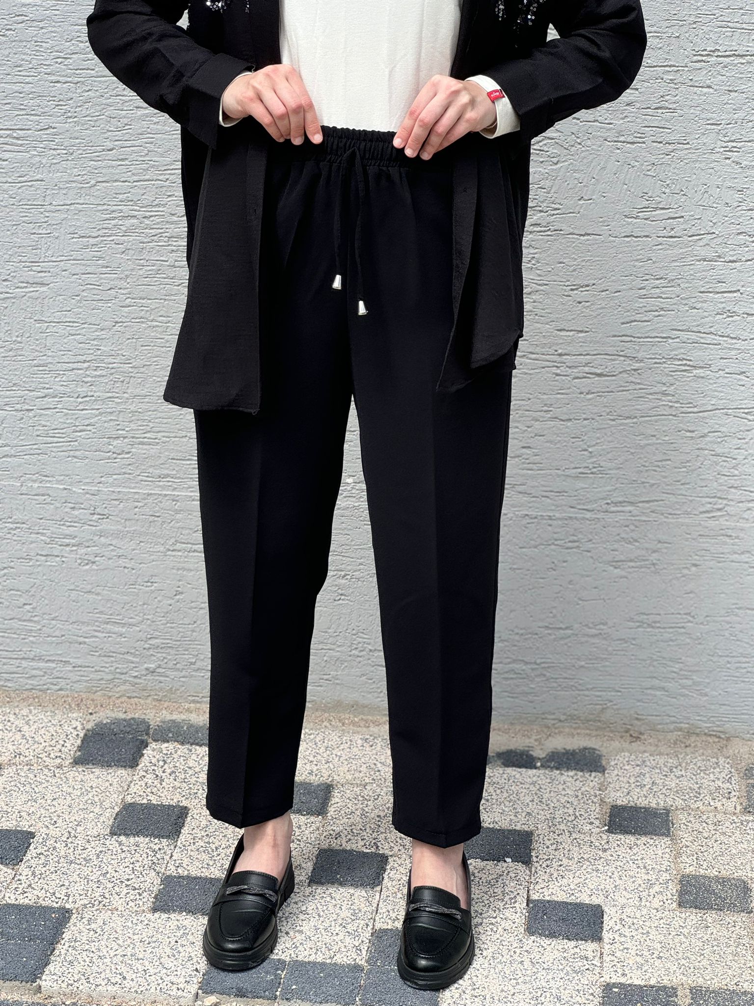 ZERA KREP BORU PAÇA BATTAL BEDEN PANTOLON