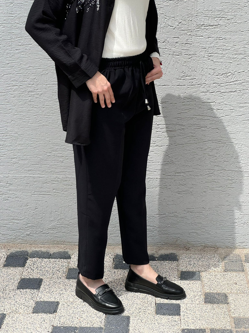 ZERA KREP BORU PAÇA BATTAL BEDEN PANTOLON