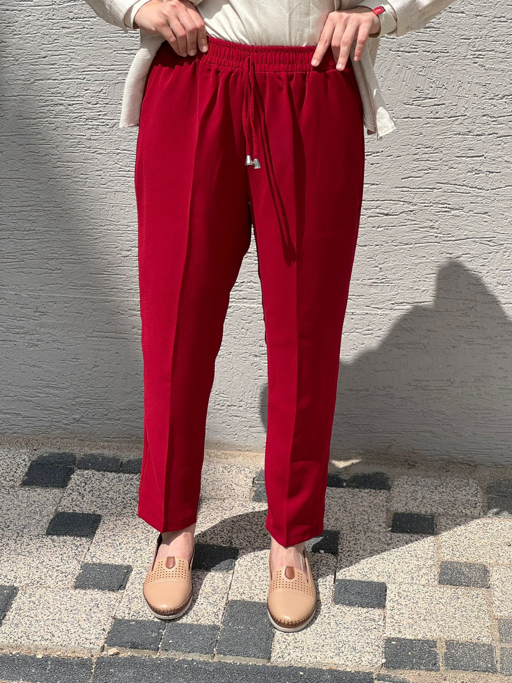 ZERA KREP BORU PAÇA BATTAL BEDEN PANTOLON