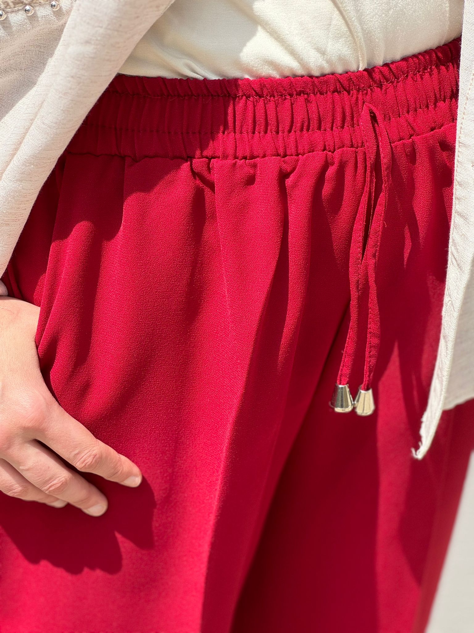 ZERA KREP BORU PAÇA BATTAL BEDEN PANTOLON