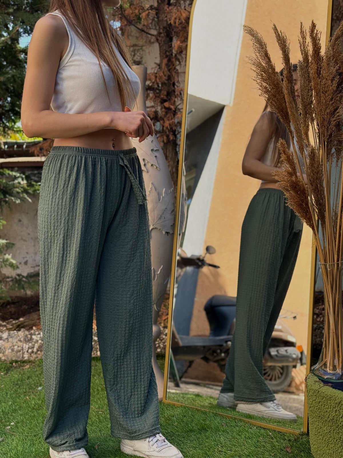 ULTRA ESNEK BUBBLE KUMAŞ PANTOLON