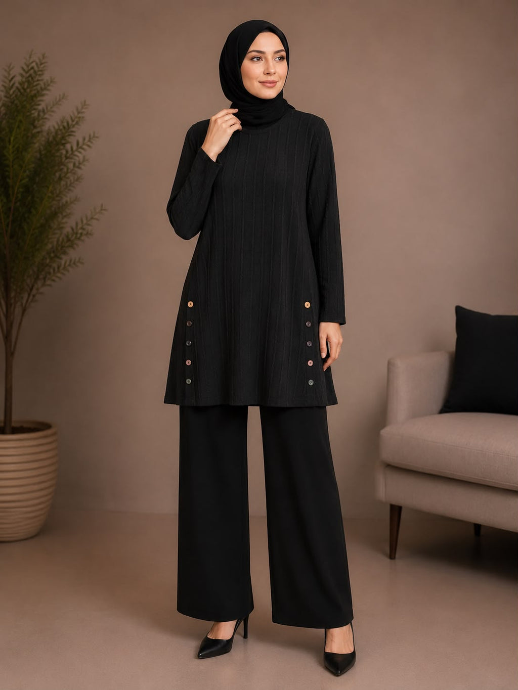 Burgu Kumaş Tunik
