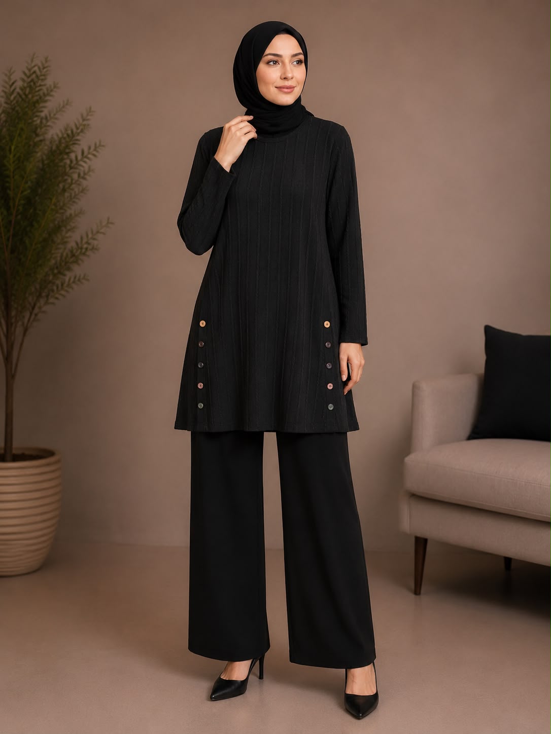Burgu Kumaş Tunik
