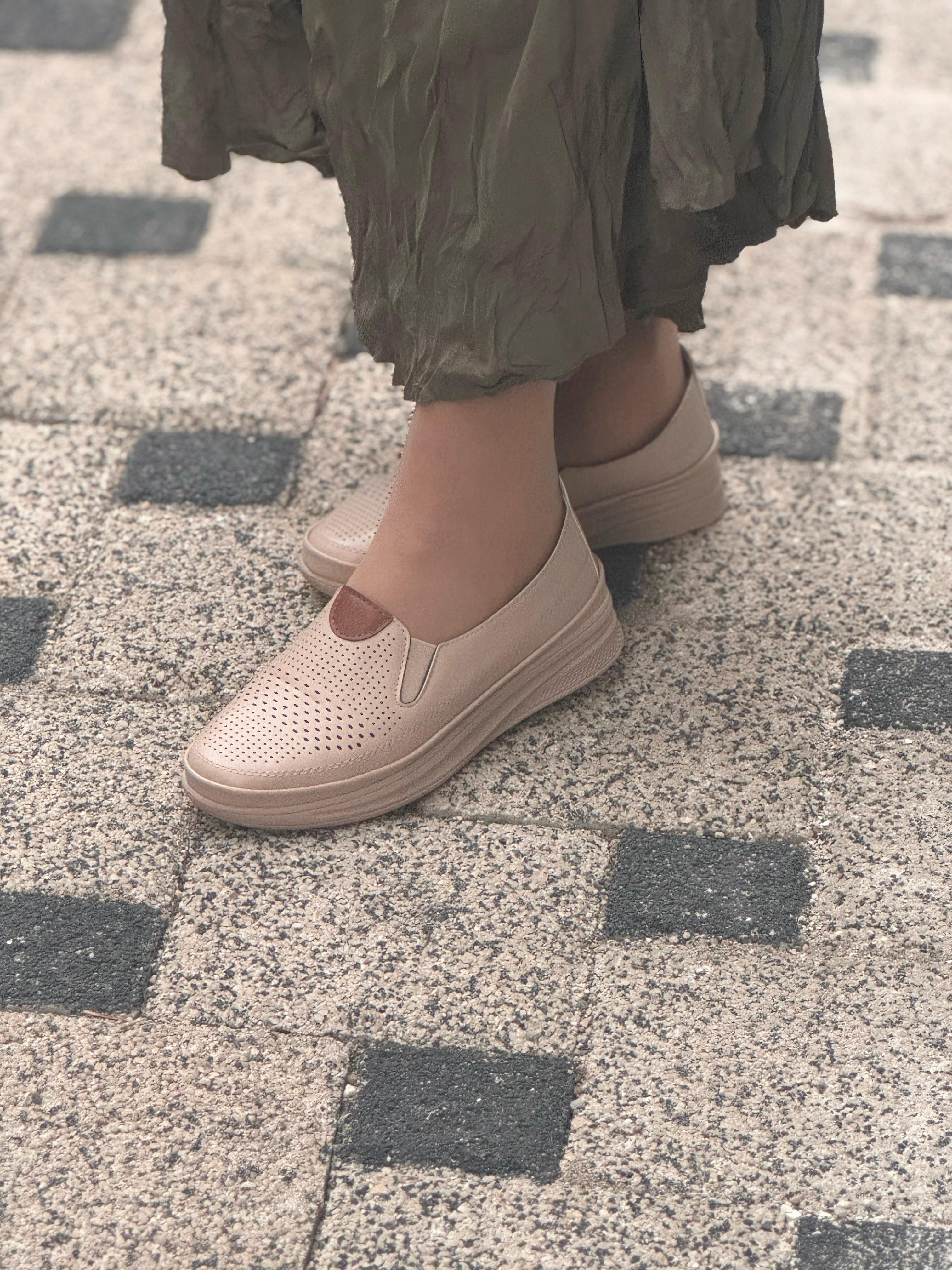 Yazlık Ortopedik Taban Babet Ayakkabi