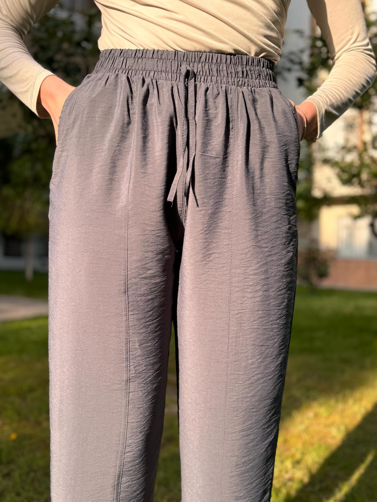 Bambu Crush Keten Yazlık Pantolon