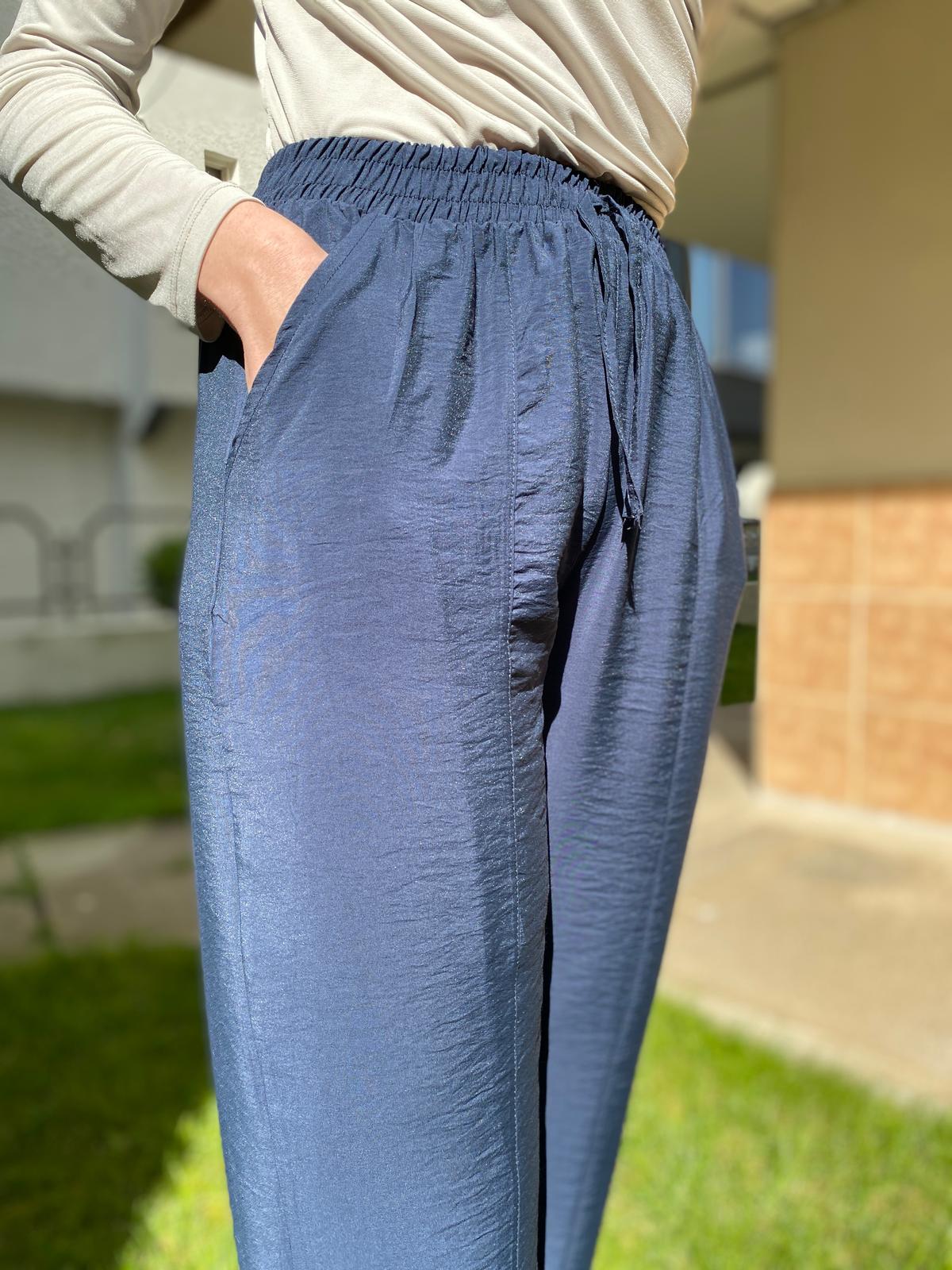 Bambu Crush Keten Yazlık Pantolon