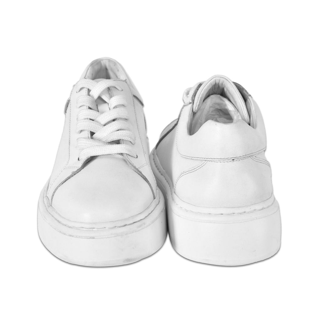 Beyaz Deri Günlük Erkek Sneaker Ayakkabı