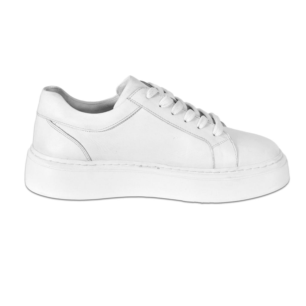 Beyaz Deri Günlük Erkek Sneaker Ayakkabı