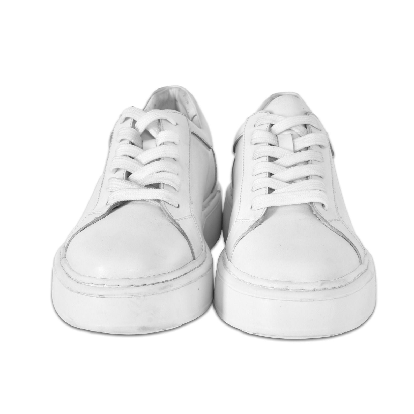 Beyaz Deri Günlük Erkek Sneaker Ayakkabı