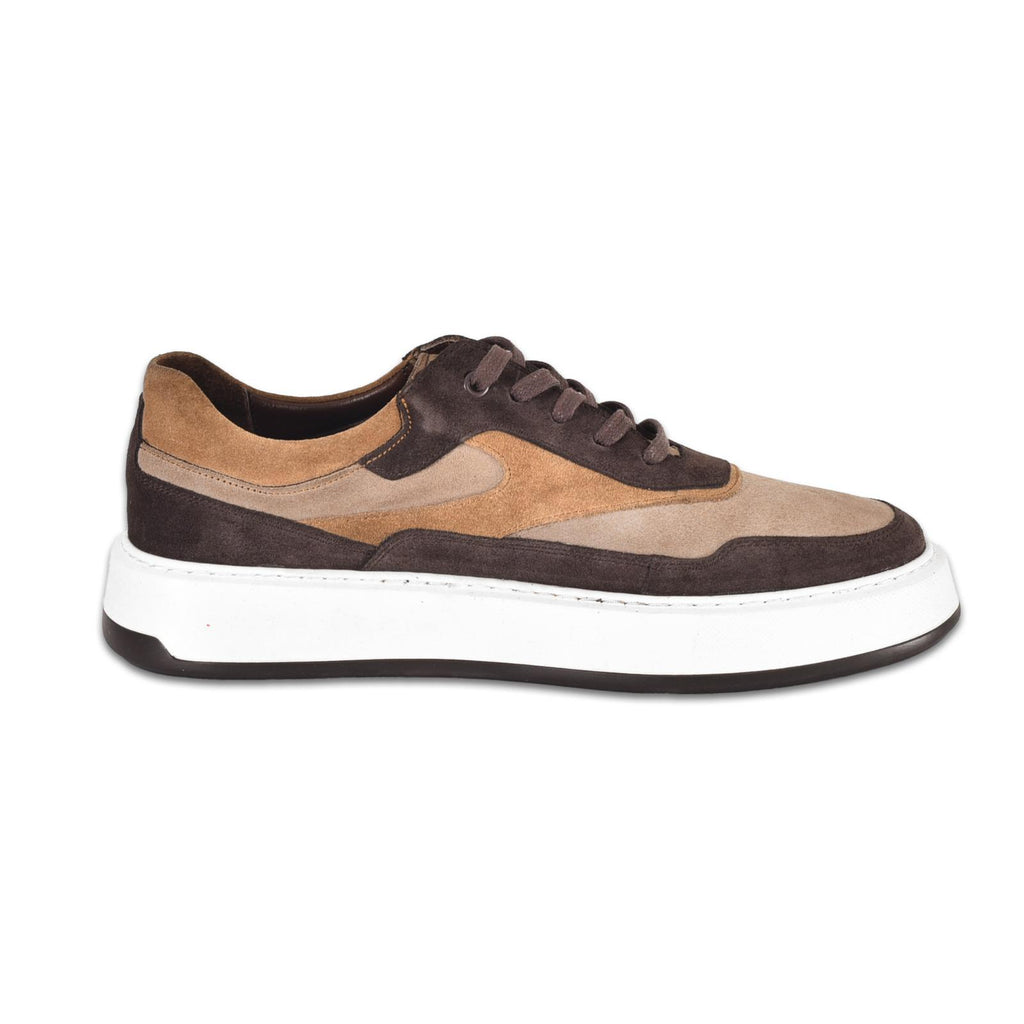 Deri Günlük Erkek Sneaker Ayakkabı Bağcıklı