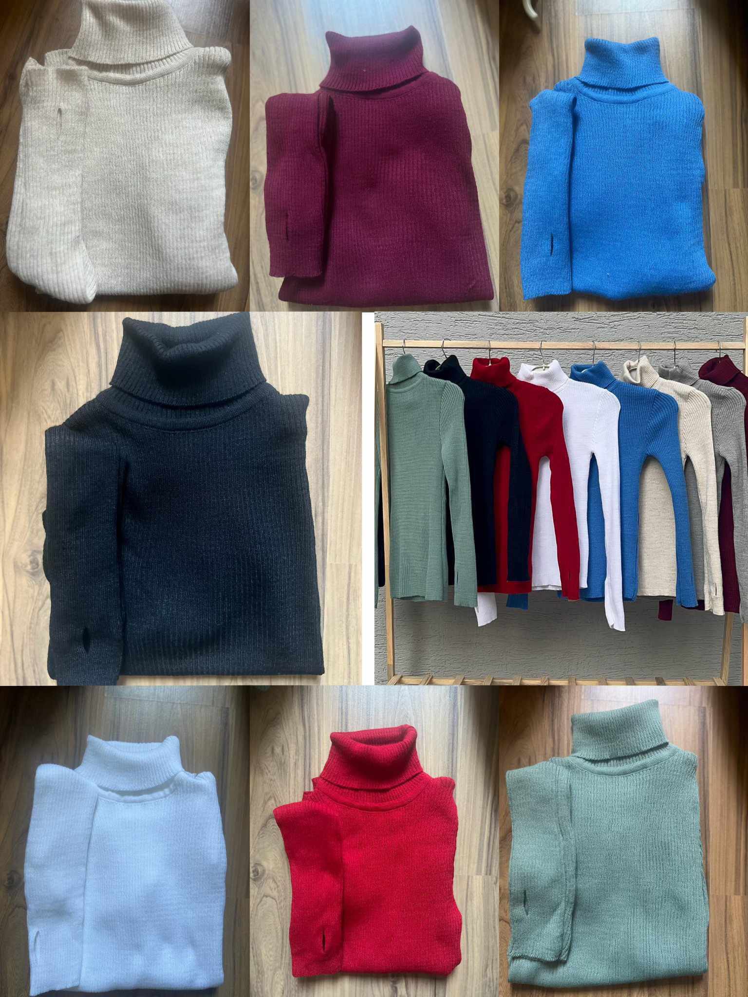 Kadın Boğazlı Triko Kazak Ultra Esnek Standart Beden Mevsimlik Pamuklu Balıkçı Yaka Kol Detaylı