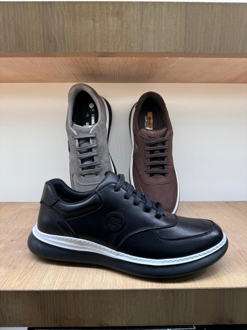 BAĞCIKLI KALIN TABAN %100 HAKİKİ DERİ SNEAKER ERKEK AYAKKABI ORJİNAL MARKA