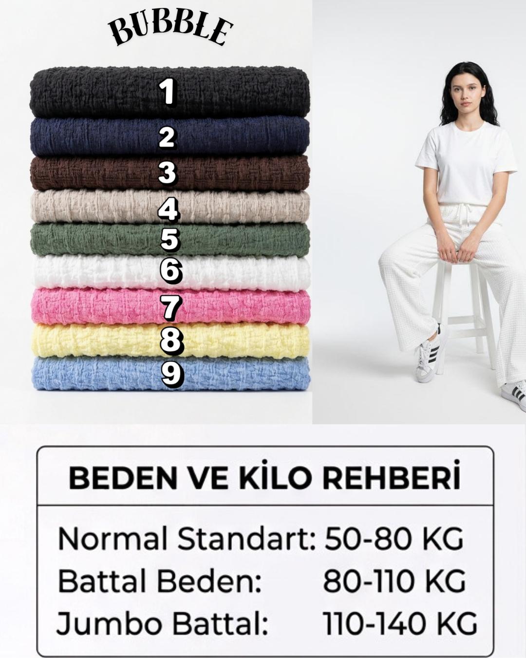 ULTRA ESNEK BUBBLE KUMAŞ PANTOLON
