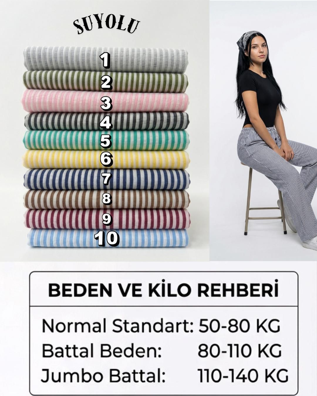 Suyolu %100 Pamuklu Yazlık Pantolon