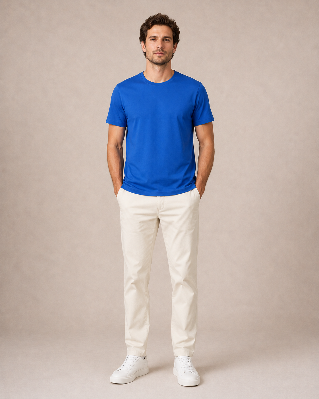 Basic Sıfır Yaka Unisex Tişört