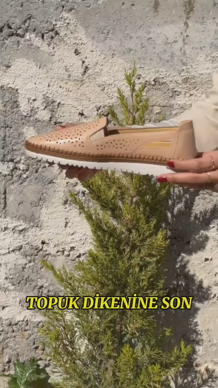 Ortopedik Delikli Yaz Ayakkabısı