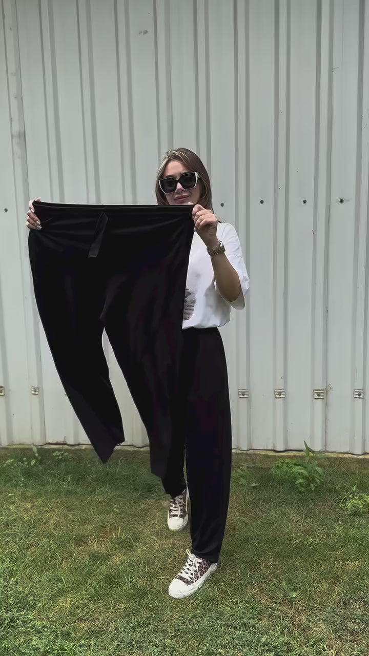 Enine Boyuna Ultra Esnek Penye Pantolon