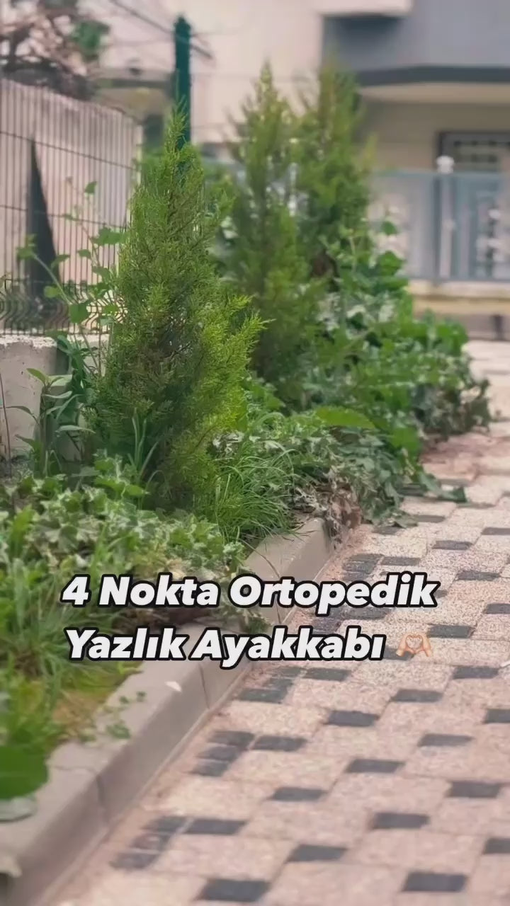 Yazlık Ortopedik Taban Babet Ayakkabi