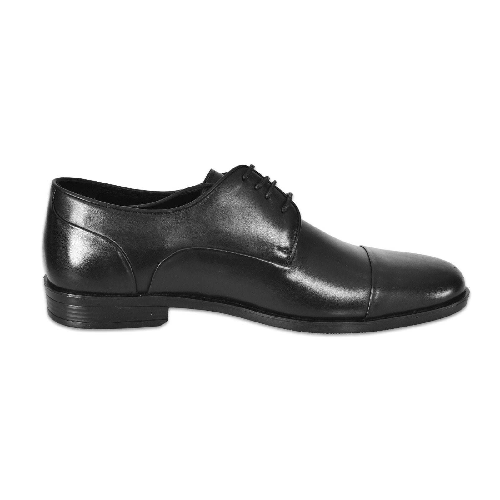 Gerçek Deri Klasik Bağcıklı Erkek Ayakkabı (Siyah & Kahverengi)