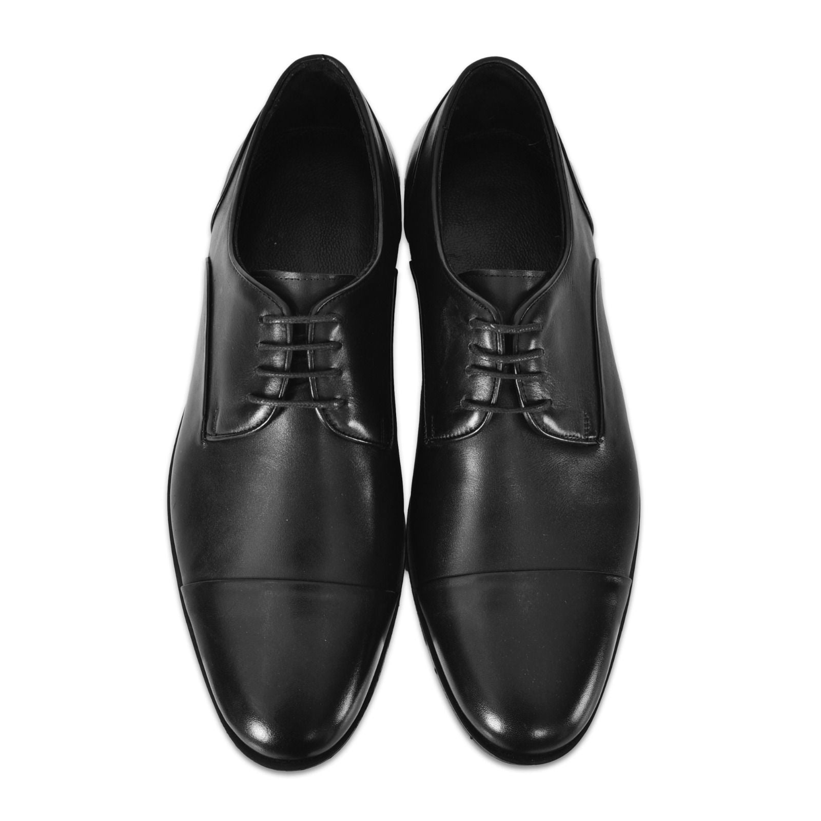 Gerçek Deri Klasik Bağcıklı Erkek Ayakkabı (Siyah & Kahverengi)