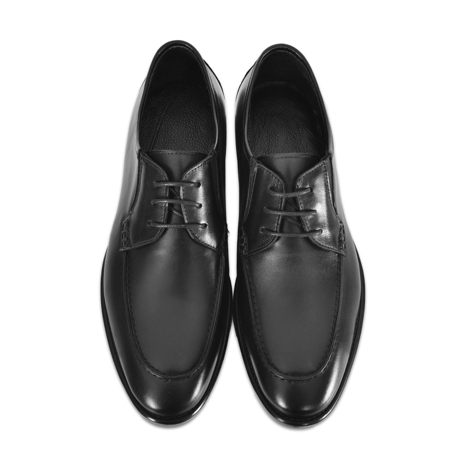 Gerçek Deri Klasik Bağcıklı Erkek Ayakkabı (Siyah & Kahverengi)