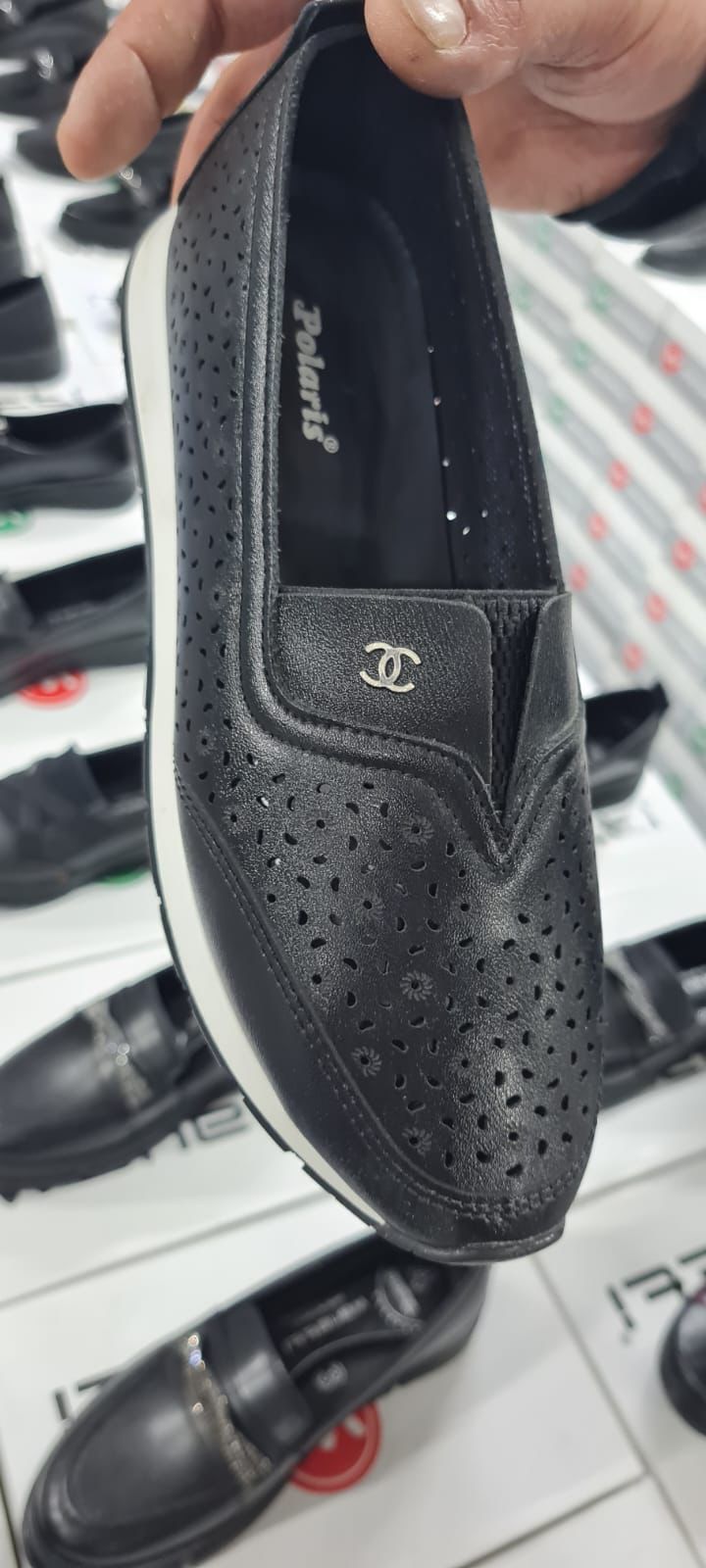 YAZLIK DELİKLİ HAVA ALAN ORTOPEDİK ANNE AYAKKABISI BABET AYAKKABI